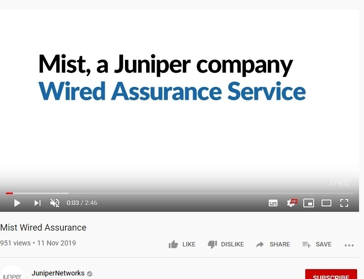 Mist Wired Assurance