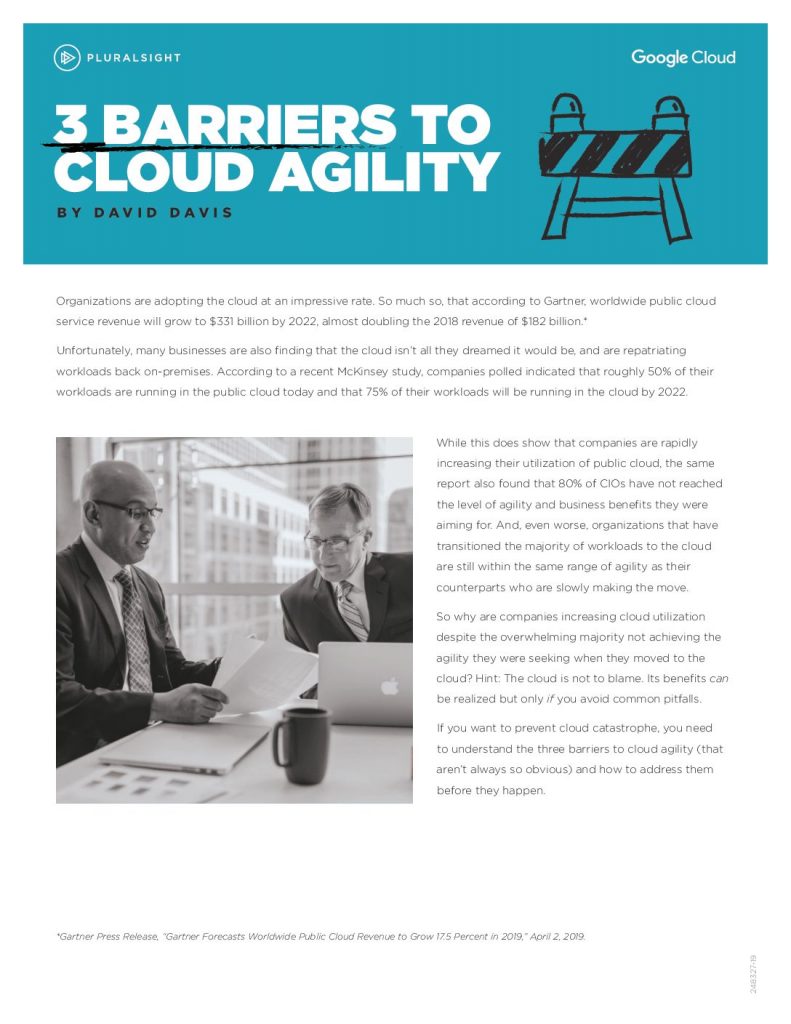 3 Barriers to Cloud Agility