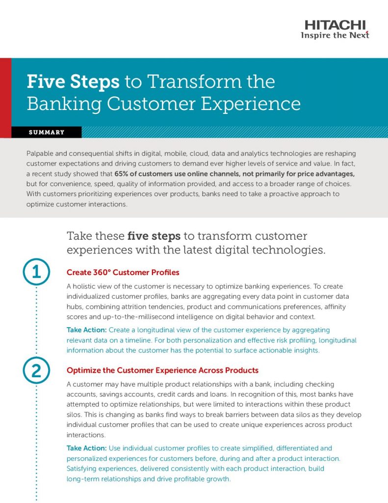 Digitally Transform: 5 Steps to Financial Services Customer-Centricity