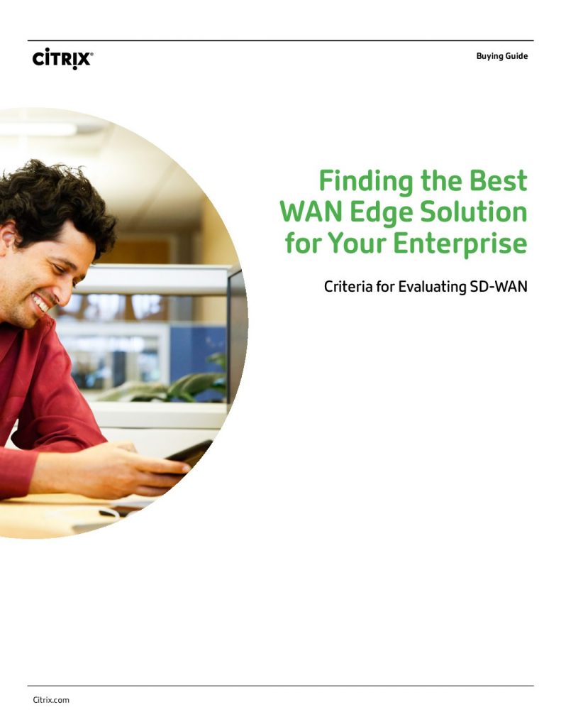 Finding the Best WAN Edge Solution for Your Enterprise