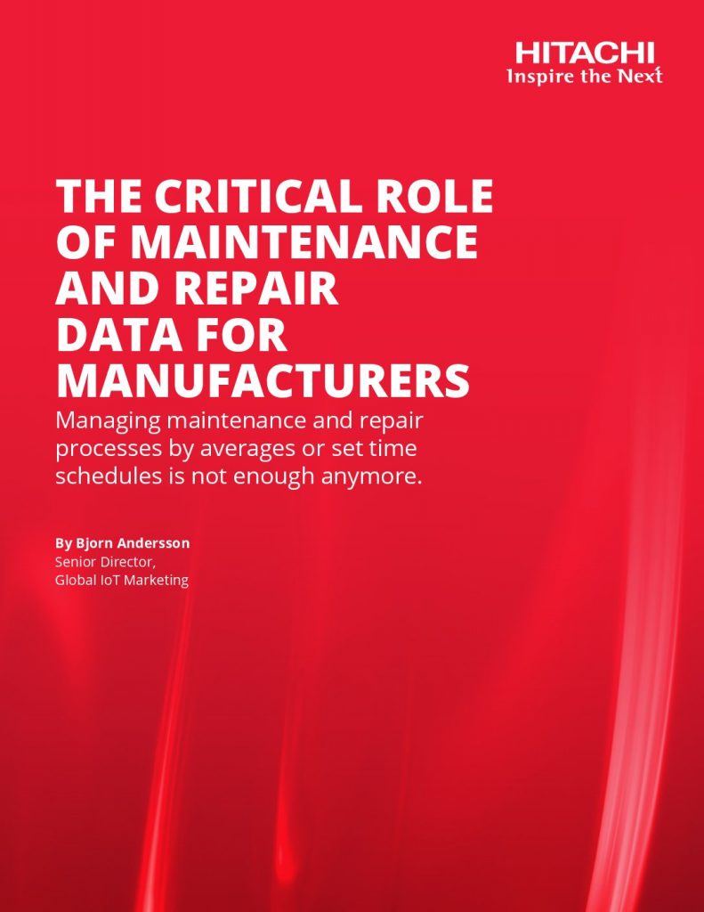The Critical Role of Maintenance and Repair Data for Manufacturers