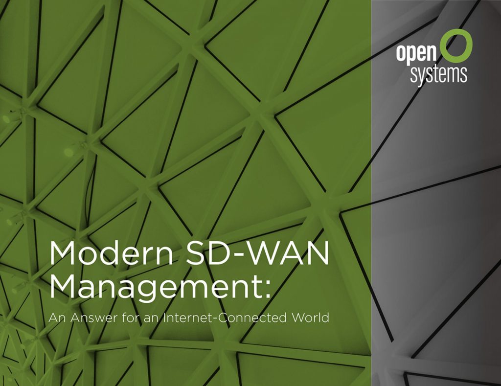 Modern SD-WAN Management: An Answer for an Internet-Connected World