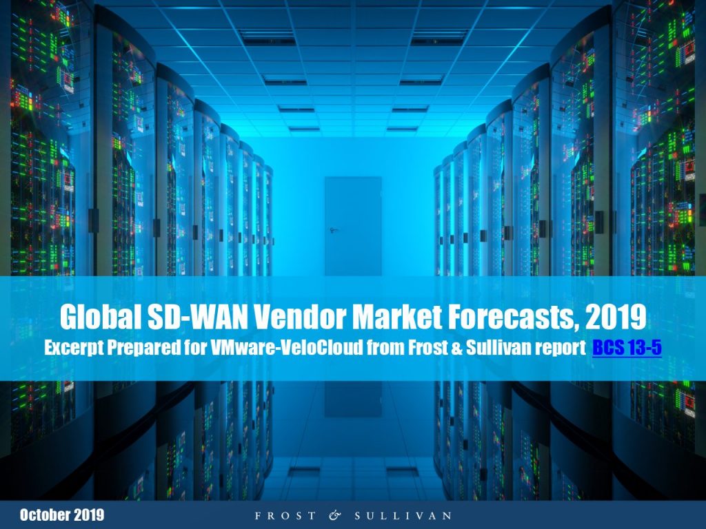 Global SD-WAN Vendor Market Forecasts, 2019