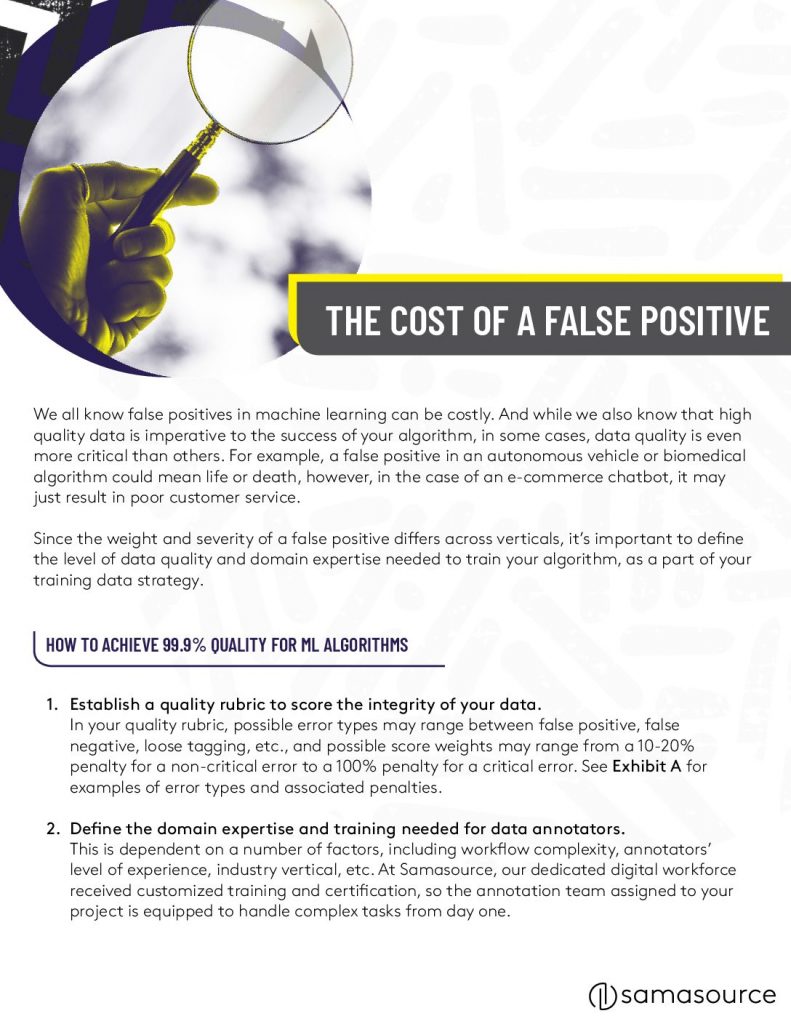 The Cost of a False Positive