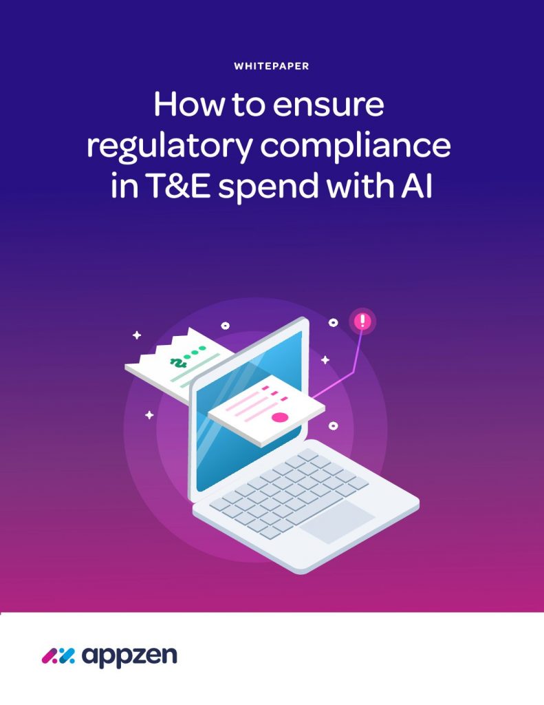 How to ensure regulatory compliance in T&E spend with AI