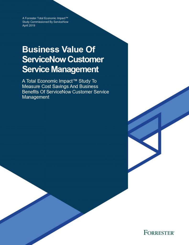 Business Value of ServiceNow Customer Service Management