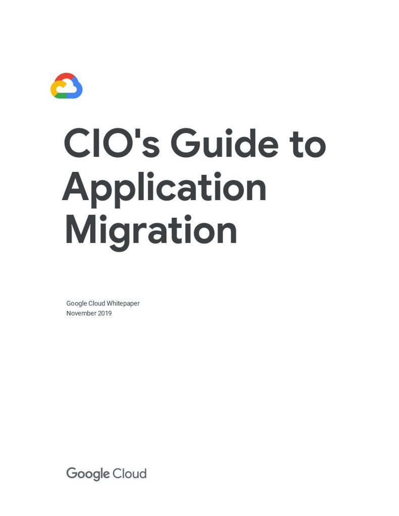 CIO’s Guide to Application Migration