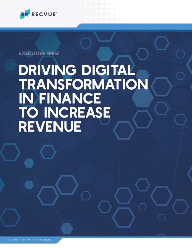 Driving Digital Transformation In Finance To Increase Revenue