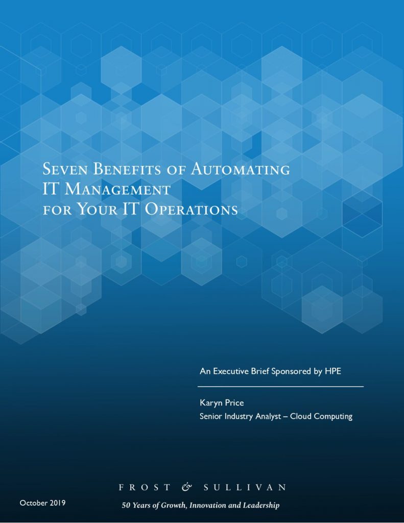 Seven Benefits of Automating IT Management for Your IT Operations