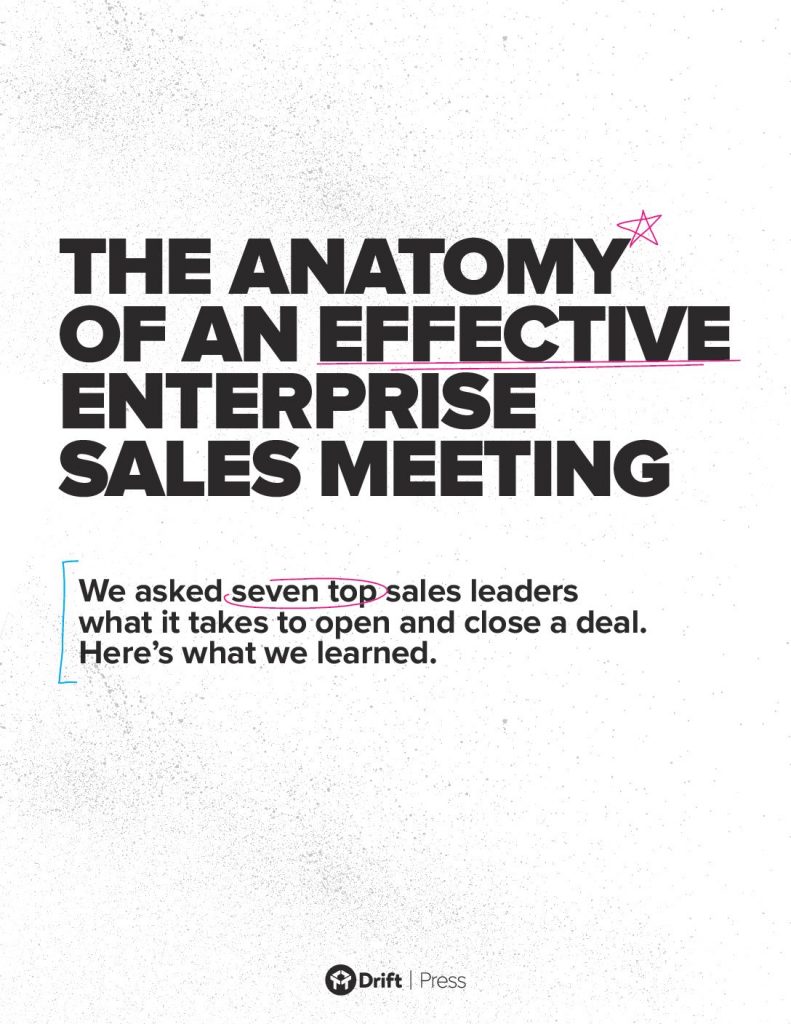 THE ANATOMY OF AN EFFECTIVE ENTERPRISE SALES MEETING