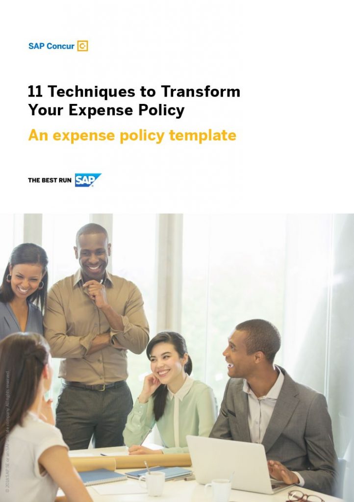 11 Techniques to Transform Your Expense Policy, An Expense Policy Template