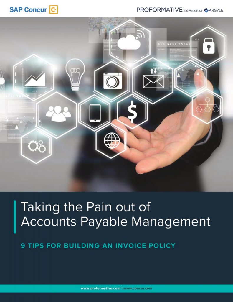 Taking the Pain Out of Accounts Payable Management – An Invoice Policy Template