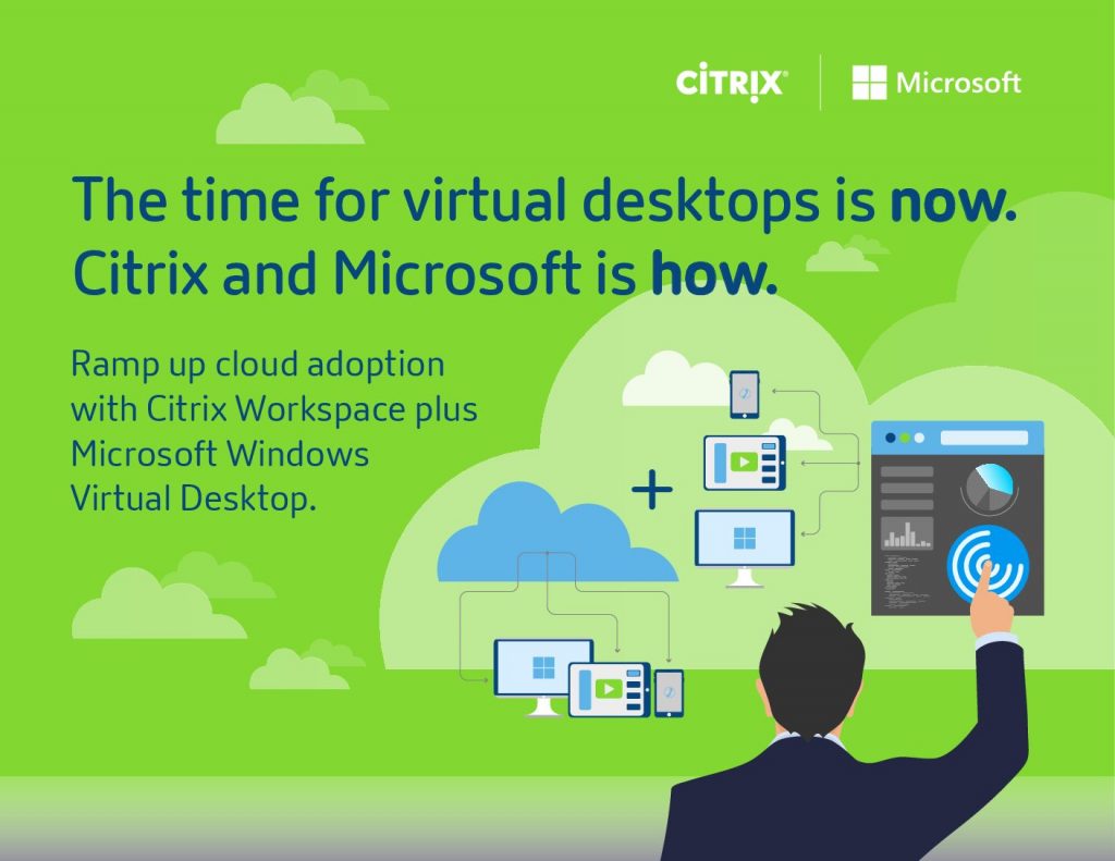 The time for virtual desktops is now. Citrix and Microsoft is how.